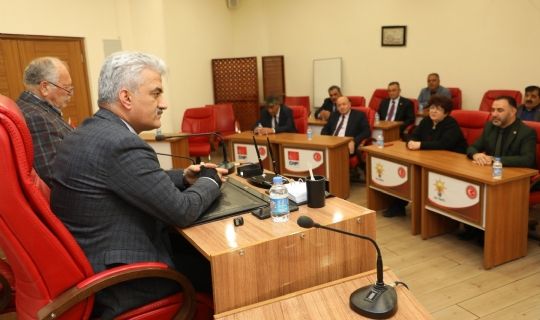 Vali Makas, Erzincan İl Genel Meclisi’ni Ziyaret Etti