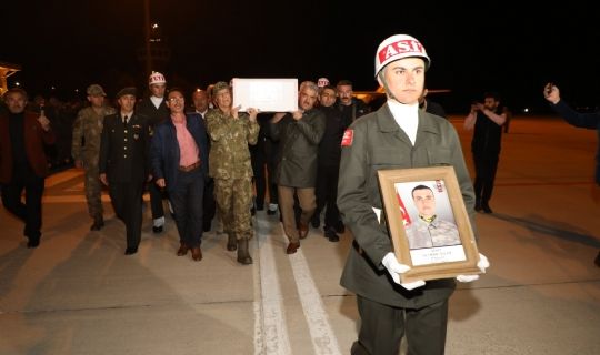 Şehit Güler İçin Erzincan Havalimanında Tören Düzenlendi