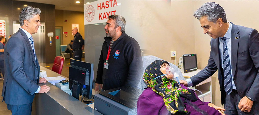 Başhekim Kuyrukluyıldız’dan Hasta Ziyareti