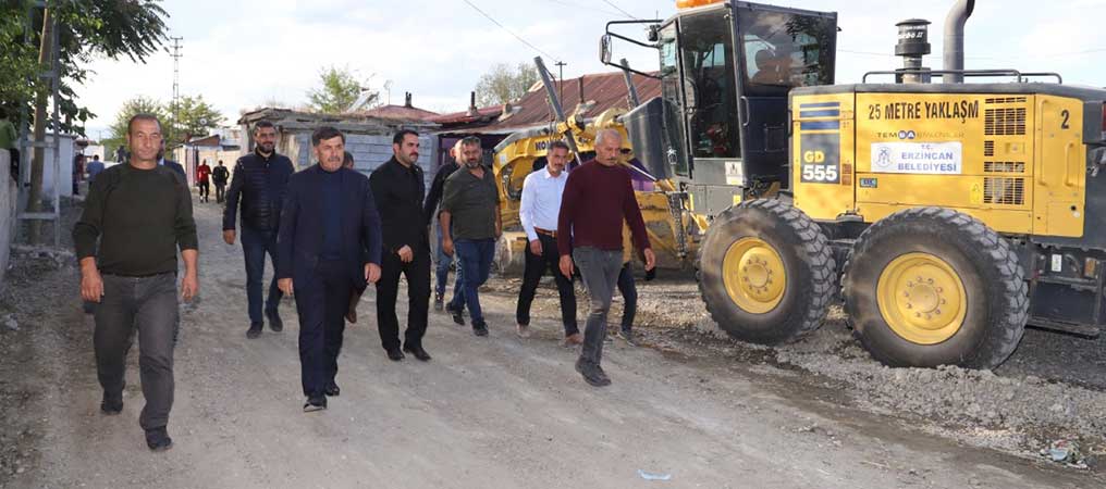 Başkan Aksun Çalışmaları Yerinde İnceliyor