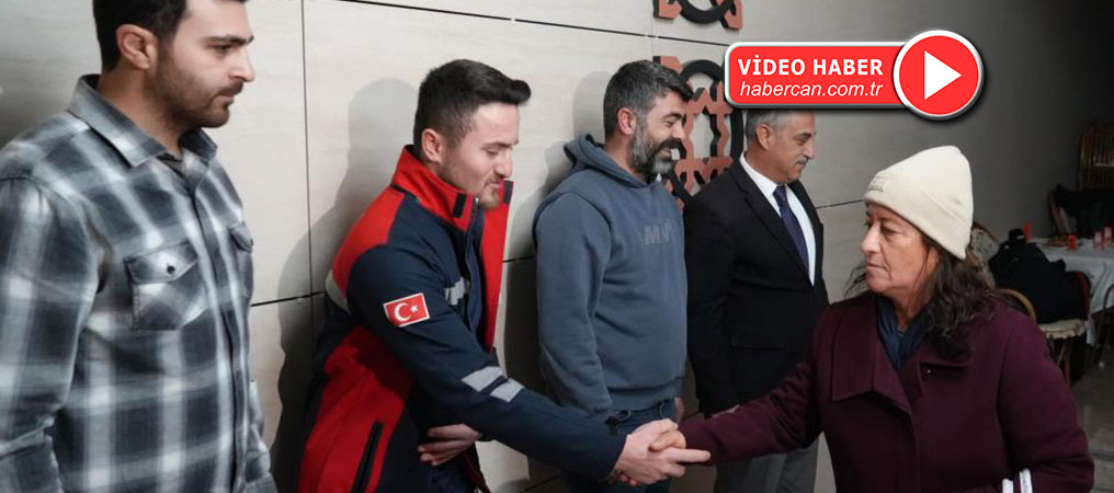 Depremzede Kadın Kendini Kurtaran Ekibi Aylar Sonra Ziyaret Etti