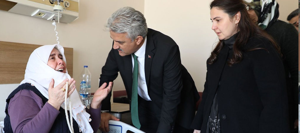 Depremzedeler Erzincan’da Tedavi Görüyor