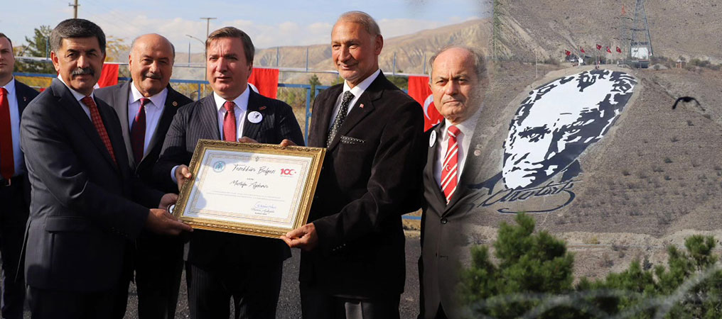 Dünyanın Tek Uzaydan Görülebilen Atatürk Portresi Yenilendi