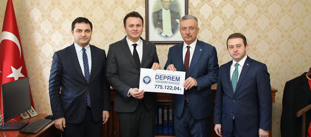 EBYÜ Personellerinden Afetzedelere Yardım