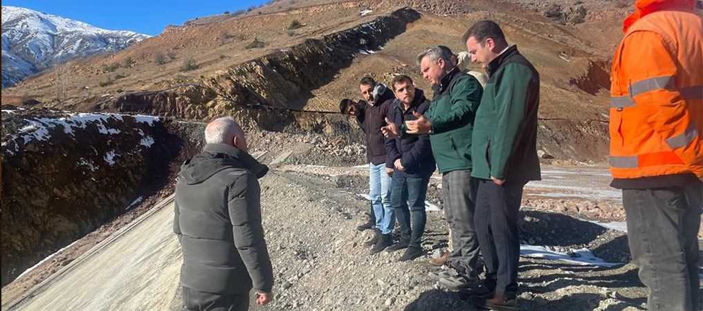 Erzincan Ballı Barajında Çalışmalar Aralıksız Sürüyor