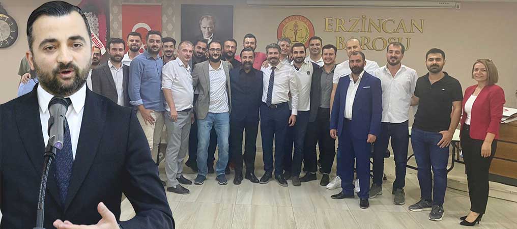 Erzincan Barosunda Av. Aktürk Dördüncü Kez Başkan Seçildi