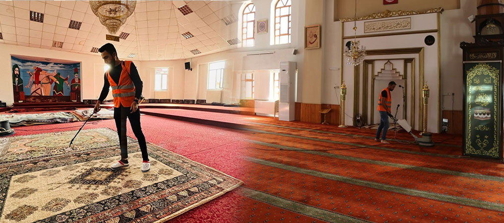 Erzincan Belediyesinden İbadethane Temizliği