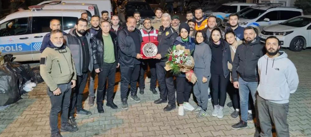 Erzincan Emniyet Müdürlüğü'nden Ünlü Şef Mehmet Yalçınkaya'ya Teşekkür