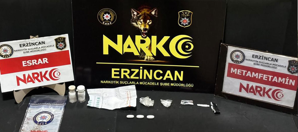 Erzincan Emniyeti Zehir Tacirleriyle Mücadeleye Devam Ediyor: 3 Kişi Tutuklandı