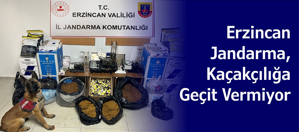 Erzincan Jandarma, Kaçakçılığa Geçit Vermiyor