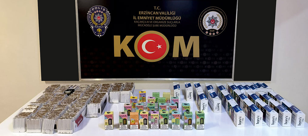 Erzincan Polisi 15 Bin 732 Adet Makaron Ele Geçirildi