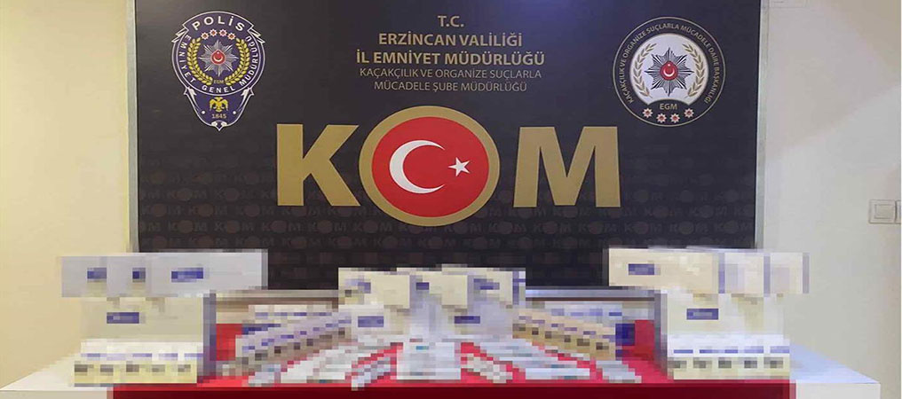 Erzincan Polisi Kaçakçılığa Geçit Vermiyor