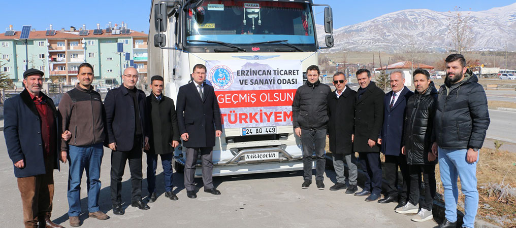 Erzincan TSO 2. Yardım Tırı Yola Çıktı