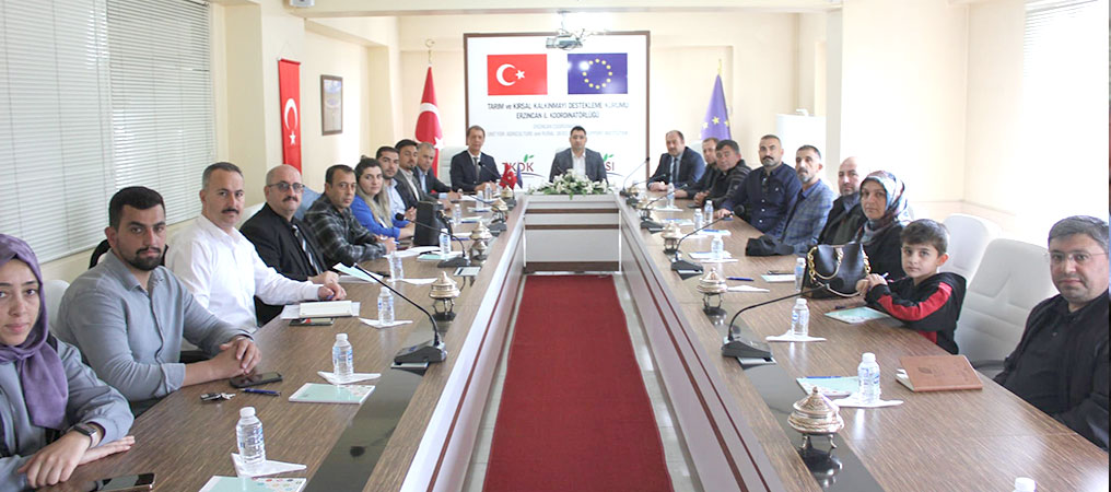 Erzincan Toplu Sera Bölgesi Alt Kullanıcıları ile Toplantı Yapıldı