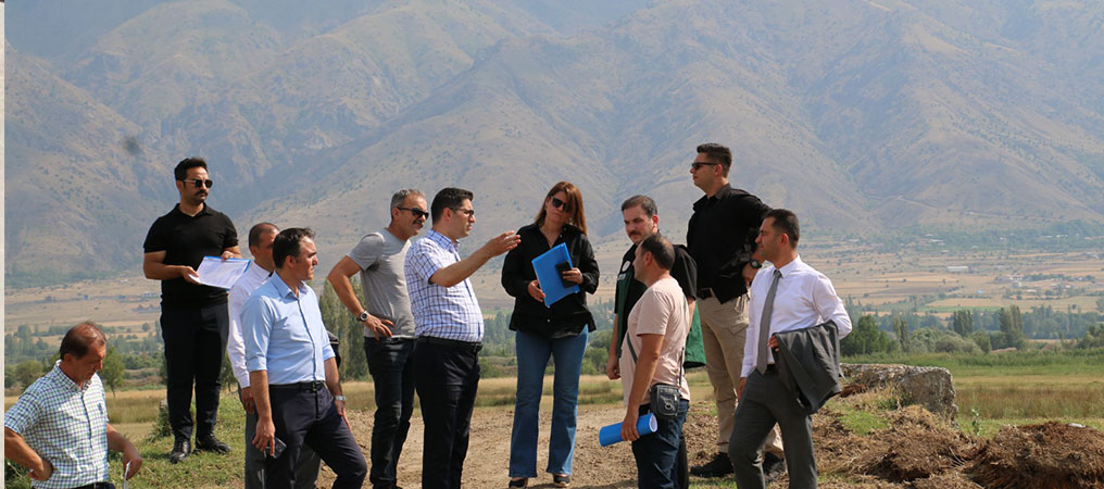 Erzincan Toplu Sera Bölgesinde İlk Kazma Vuruldu 