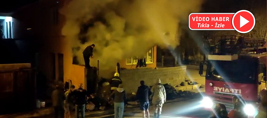 Erzincan Uluköy'de Korkutan Yangın