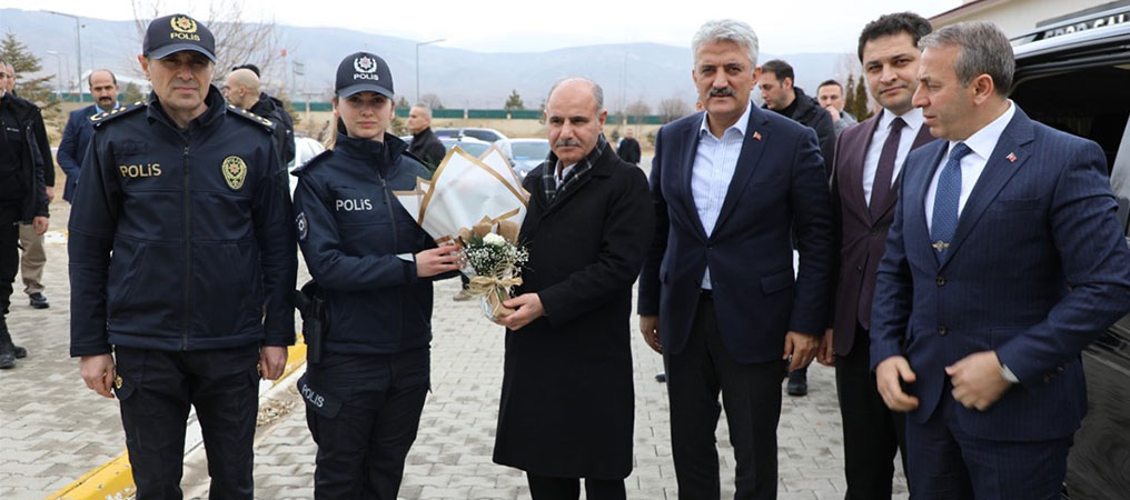Erzincan’a Gelen Emniyet Genel Müdürü Aktaş, Bir Dizi İncelemelerde Bulundu 