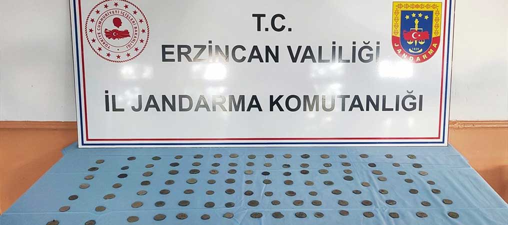 Erzincan’da 129 Adet Sikke Ele Geçirildi
