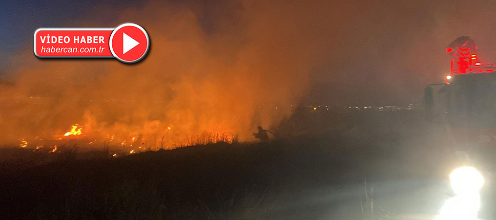 Erzincan’da Arazi Yangını 