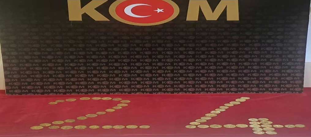 Erzincan’da Bizans Dönemine Ait 55 Adet Altın Sikke Ele Geçirildi