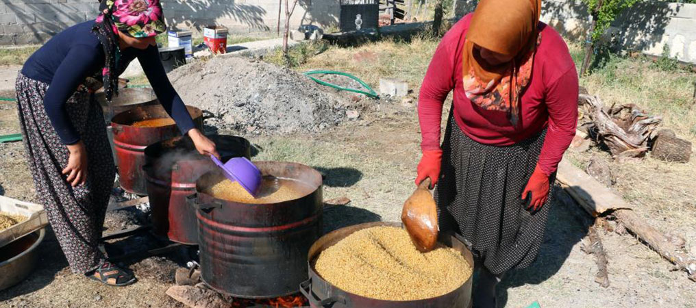 Erzincan’da Bulgur Kazanları Kaynamaya Başladı
