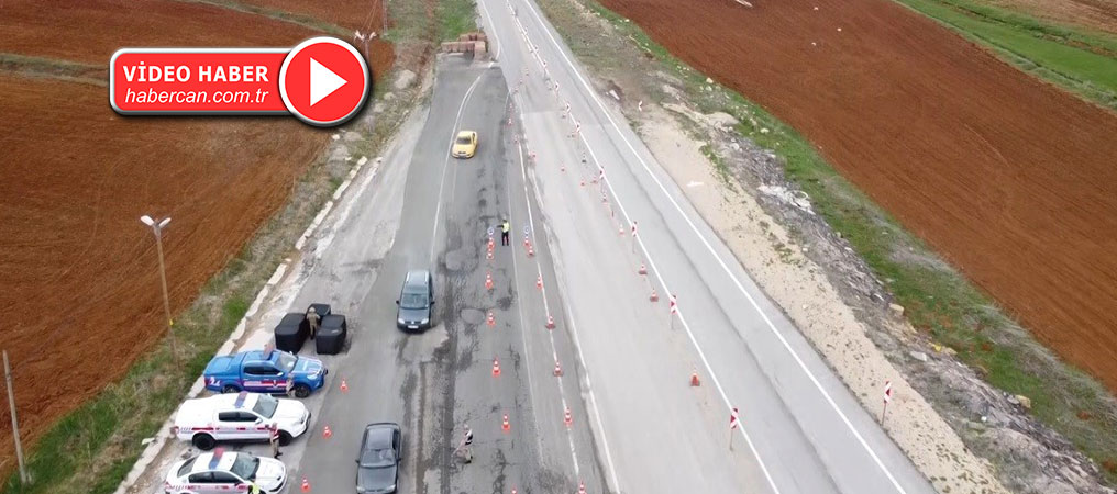 Erzincan’da Dronlu Trafik Denetimi