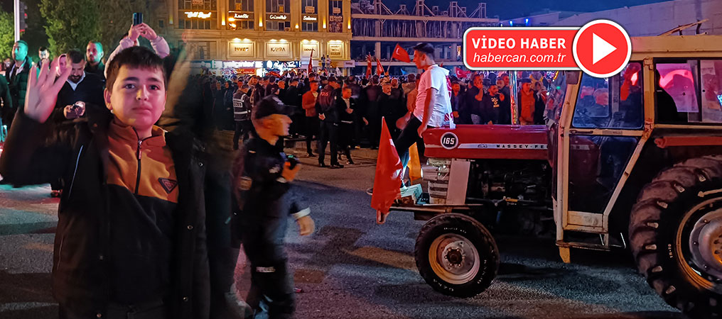 Erzincan'da Erdoğan Zaferi Caddelere Sığmadı