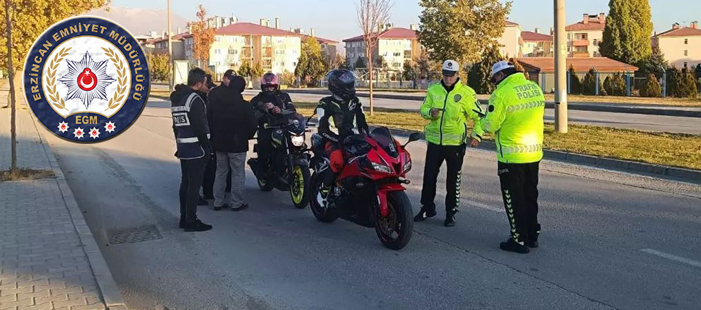 Erzincan’da Genel Asayiş Uygulaması Yapıldı