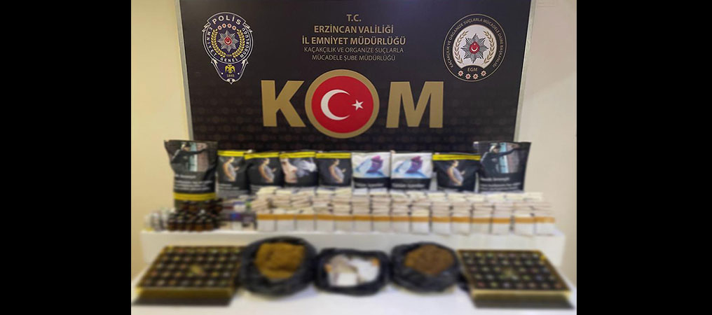 Erzincan’da Kaçak Sigara Operasyonu!