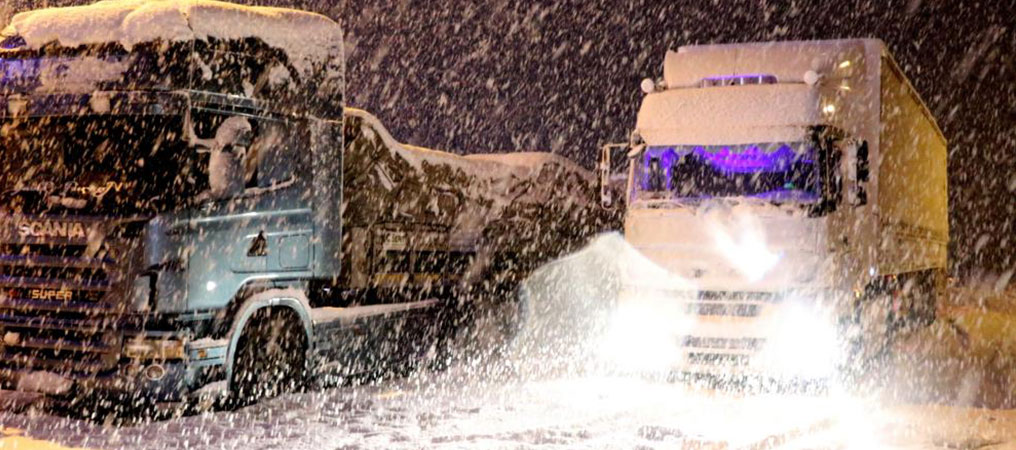 Erzincan’da Kar Ve Tipi Ulaşımda Aksamalara Neden Oldu