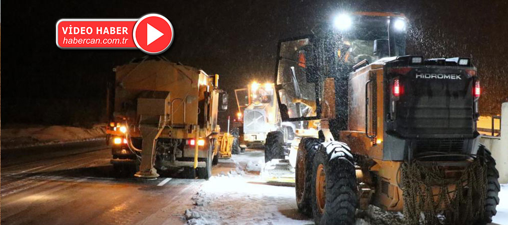 Erzincan'da Kar ve Tipi Ulaşımı Olumsuz Etkiledi