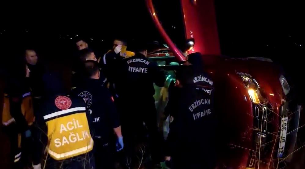 Erzincan’da Kaza 2 Yaralı