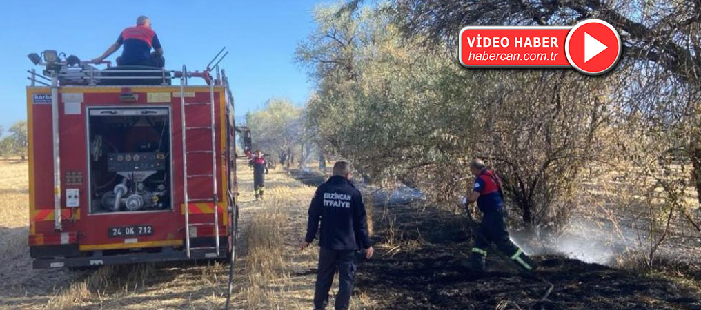 Erzincan’da Ot Yangınları 