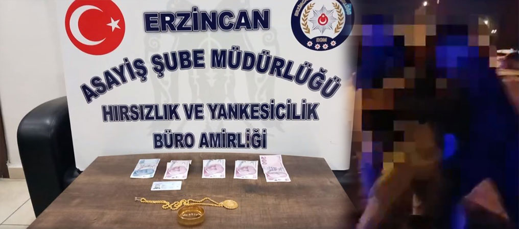 Erzincan’da ‘Polis-Hırsız’ Kovalamacası: Hırsız Çaldığı Altınlarla Kaçmaya Çalıştı