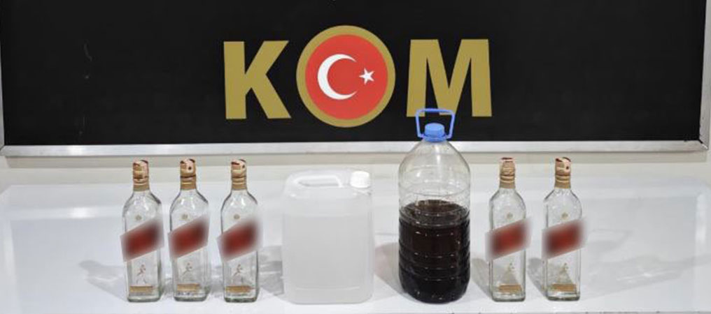 Erzincan’da Sahta İçki Operasyonu!