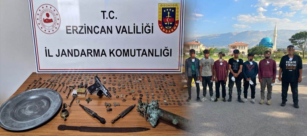 Erzincan’da Tarihi Eser Kaçakçılığı Operasyonu!