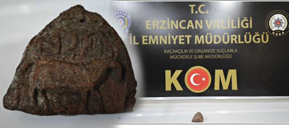 Erzincan’da Tarihi Eser Operasyonu!