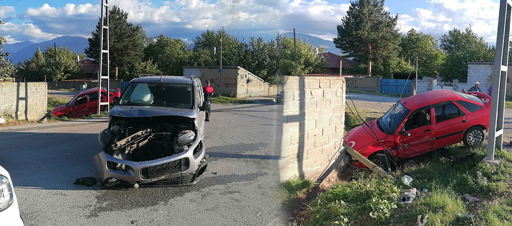Erzincan’da Trafik Kazası: 2 Yaralı