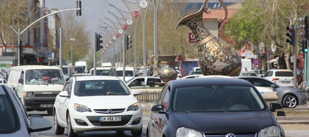 Erzincan’da Trafiğe Kayıtlı Araç Sayısı Açıklandı