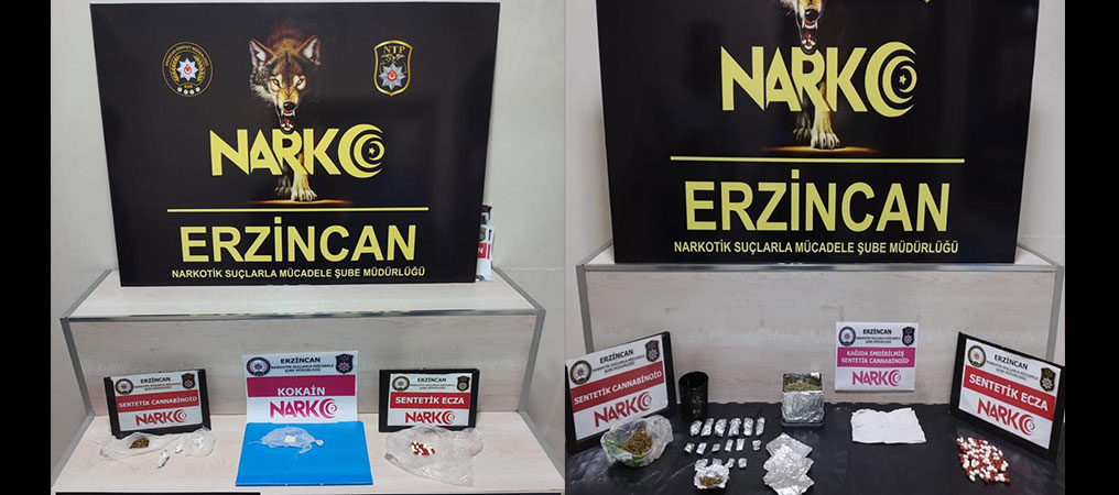 Erzincan'da Uyuşturucu Tacirlerine Geçit Yok!