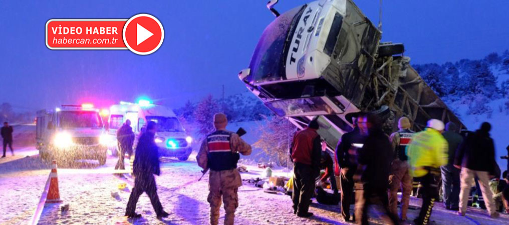 Erzincan’da Yolcu Otobüsü Şarampole Devrildi: 2 Ölü, 21 Yaralı