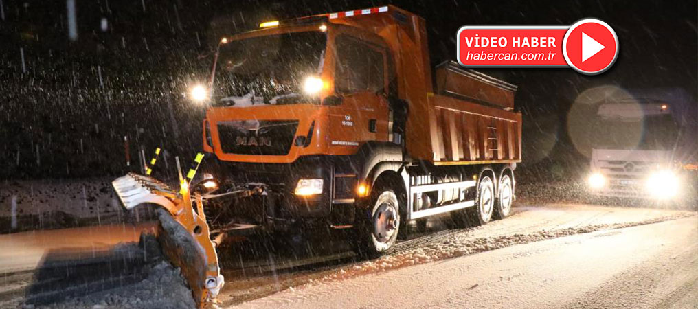Erzincan’da Yüksek kesimlere Kar Yağdı 