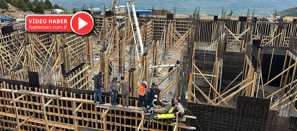 Erzincan'da İnşaattan Düşen İşçi Yaralandı
