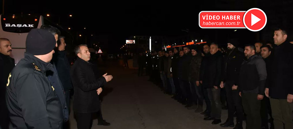 Erzincan’dan 100 Polis Deprem Bölgesine Uğurlandı