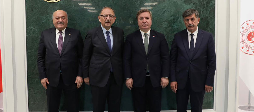 Erzincan’dan Bakanlıklara Ziyaretler Sürüyor: Çevre Ve Şehircilik Alanındaki Projeler Görüşüldü