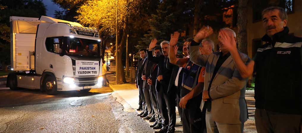 Erzincan’dan Pakistan’a Yardım Eli