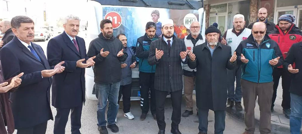 Erzincan İHH’nın 91’inci Yardım Tırı Yola Çıktı
