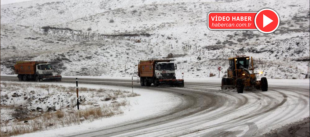 Erzincan’ın Yüksek Kesimlerine Kar Yağdı