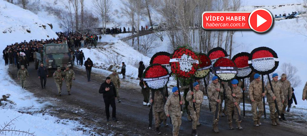 Erzincan Şehidini Son Yolculuğuna Uğurladı