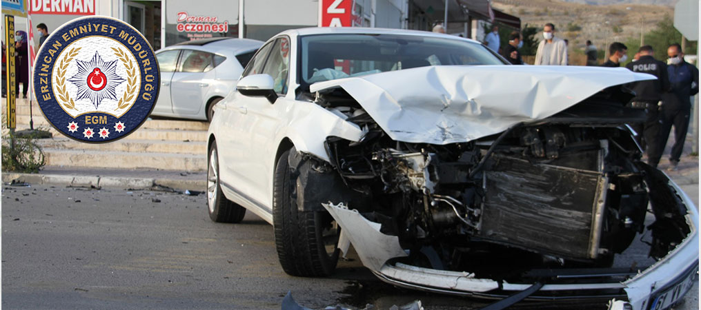 Erzincan'da 15 Günde 56 Trafik Kazası Meydana Geldi   